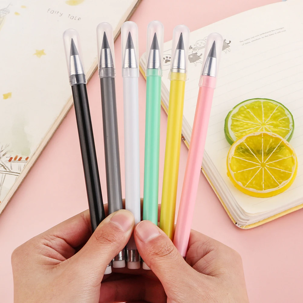 6pcs Erasable Pencils Non Sharpening Graphite Plastic Kids School Reusable Writing Sketch Tools Everlasting pencil drafting
6pcs Erasable Pencils Non Sharpening Graphite Plastic Kids School Reusable Writing Sketch Tools Everlasting pencil drafting