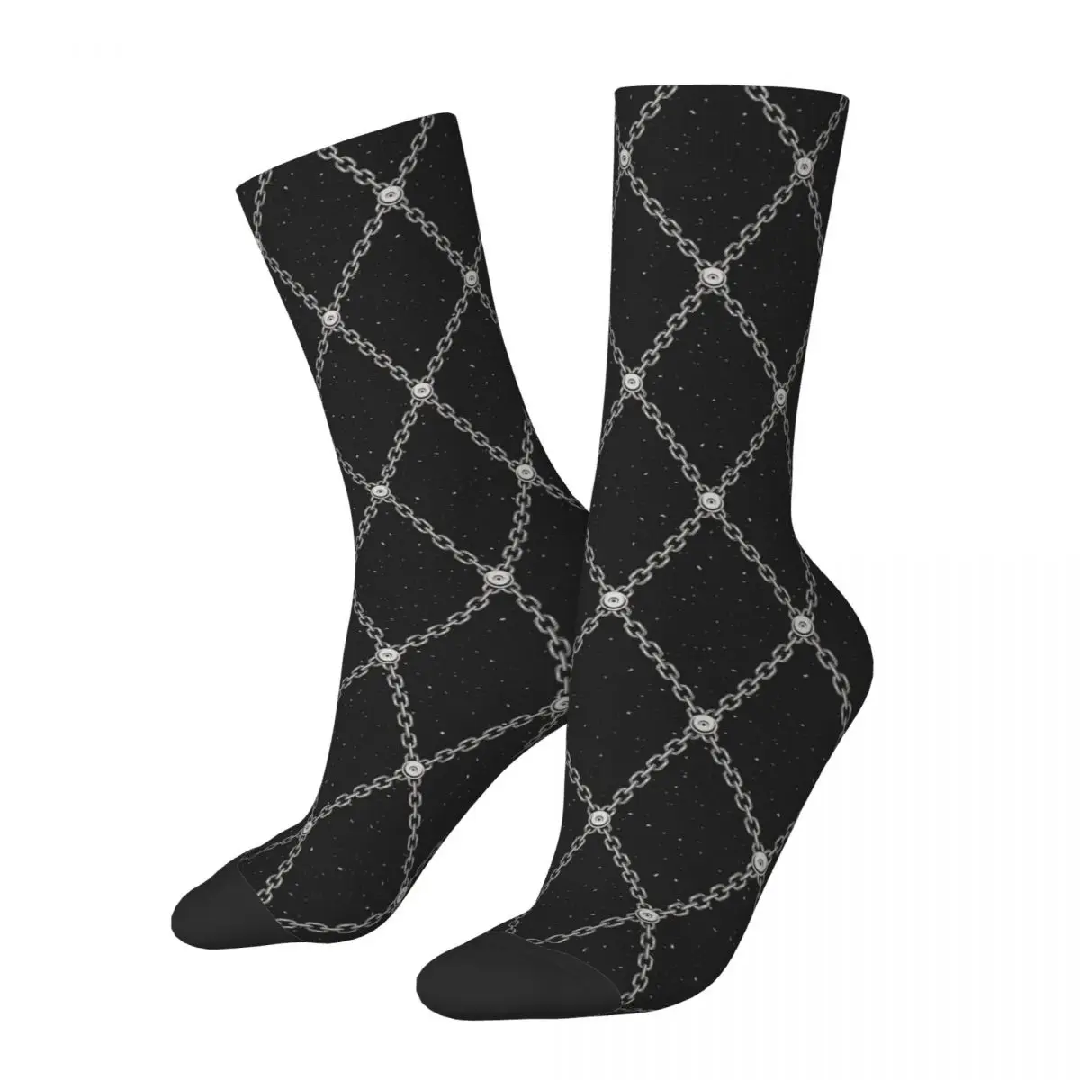Vintage Geometric Steel Chains And Riv Socks Male Mens Women Autumn Stockings Printed
Vintage Geometric Steel Chains And Riv Socks Male Mens Women Autumn Stockings Printed