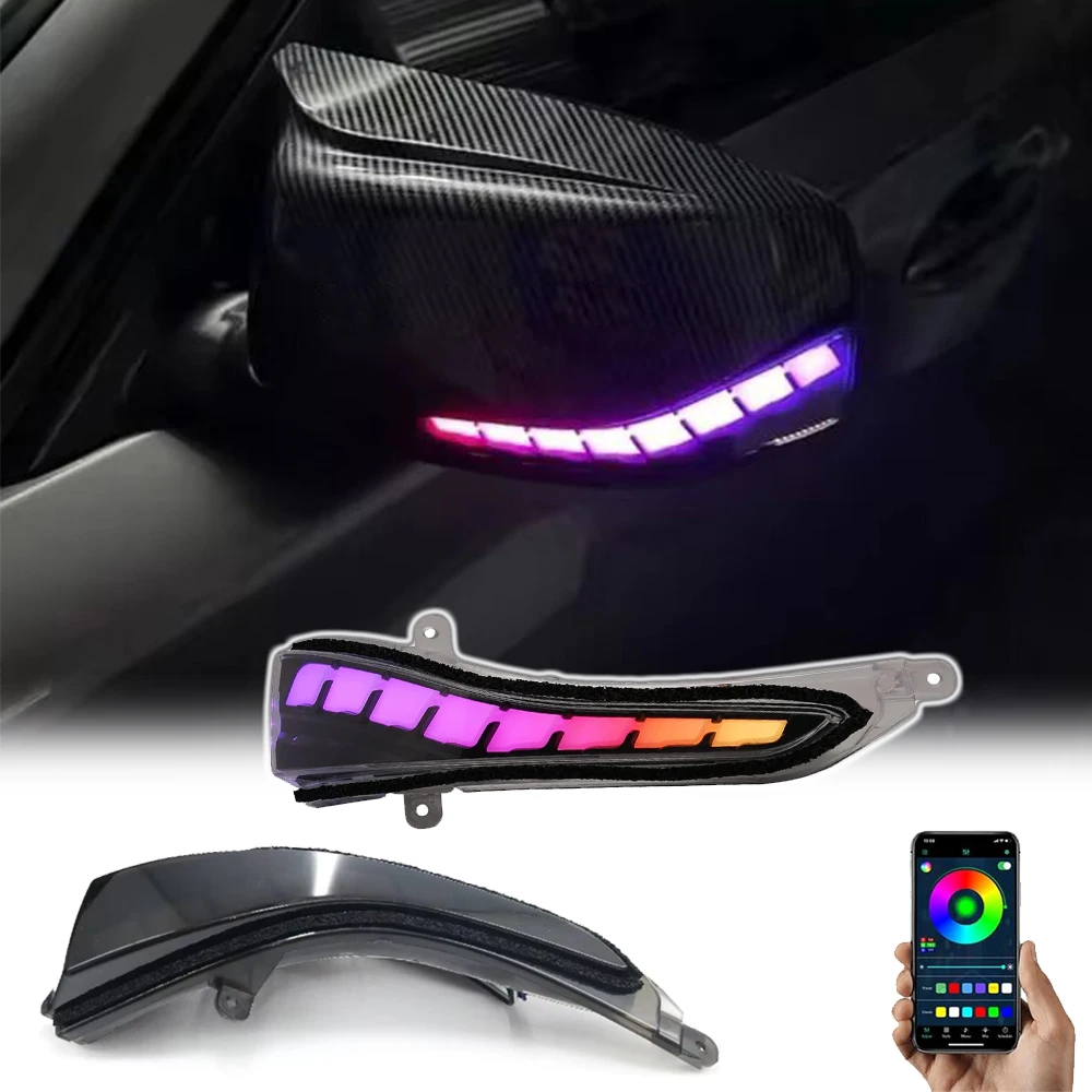 LED Flashing Side Rearview Mirror Turn Signal Light Puddle DRL Lamp for Infiniti Q50 Auto RGB Multi-Color App Control
LED Flashing Side Rearview Mirror Turn Signal Light Puddle DRL Lamp for Infiniti Q50 Auto RGB Multi-Color App Control