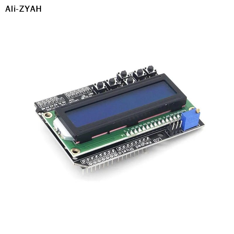 【Ahy】1602 LCD Keypad Shield LCD1602 LCD 1602 Module Display For ATMEGA328 ATMEGA2560 Raspberry Pi Blue Screen
【Ahy】1602 LCD Keypad Shield LCD1602 LCD 1602 Module Display For ATMEGA328 ATMEGA2560 Raspberry Pi Blue Screen