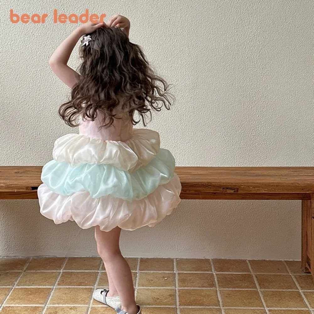 Bear Leader Korean Version Bow Decoration Sweet Princess Dress Summer Plain Sleeveless Cake Dresses Birthday Party Girls Clothes
Bear Leader Korean Version Bow Decoration Sweet Princess Dress Summer Plain Sleeveless Cake Dresses Birthday Party Girls Clothes