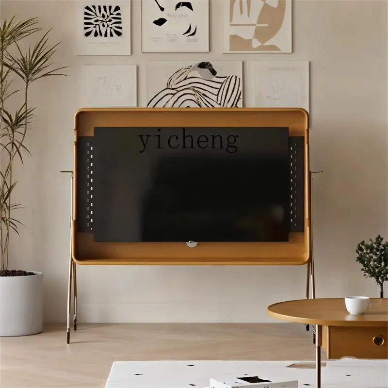ZC medieval solid wood removable TV cabinet bedroom living room retro TV rack with brake TV bracket
ZC medieval solid wood removable TV cabinet bedroom living room retro TV rack with brake TV bracket