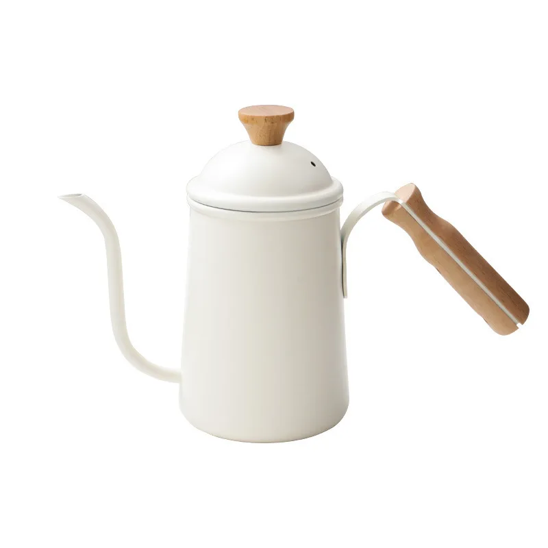 LH stainless steel 650ML hand brewing pot wooden handle with lid brewing pot retro household fine mouth
LH stainless steel 650ML hand brewing pot wooden handle with lid brewing pot retro household fine mouth
