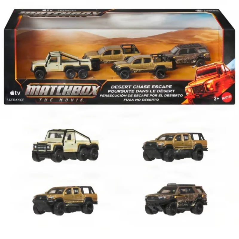 Matchbox The Movie Desert Chase Escape 4-Pack Set JMB53 1:64 Alloy Die Casting Limited Edition Car Collection Model Birthday Toy
Matchbox The Movie Desert Chase Escape 4-Pack Set JMB53 1:64 Alloy Die Casting Limited Edition Car Collection Model Birthday Toy