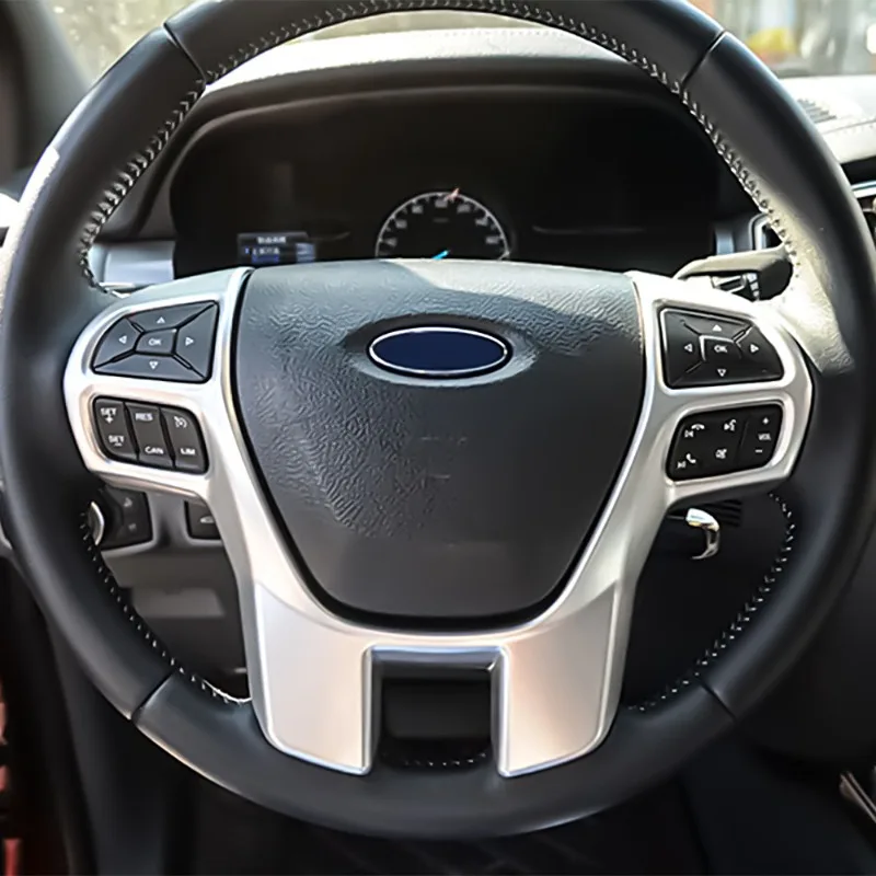 For Ford Ranger Everest Endeavor 2015+ ABS Carbon Fiber Steering Wheel Cover Sticker Trim Frame Decorator Accessories
For Ford Ranger Everest Endeavor 2015+ ABS Carbon Fiber Steering Wheel Cover Sticker Trim Frame Decorator Accessories
