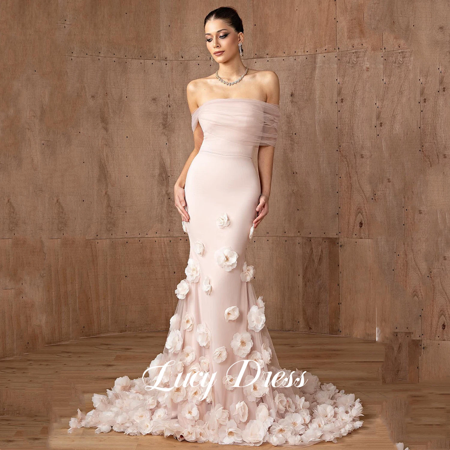 Lucy Customized 3D Flowers Elegant Party Dresses for Special Occasions Wedding Dress Evening Dress Woman Prom Dresses 2025
Lucy Customized 3D Flowers Elegant Party Dresses for Special Occasions Wedding Dress Evening Dress Woman Prom Dresses 2025