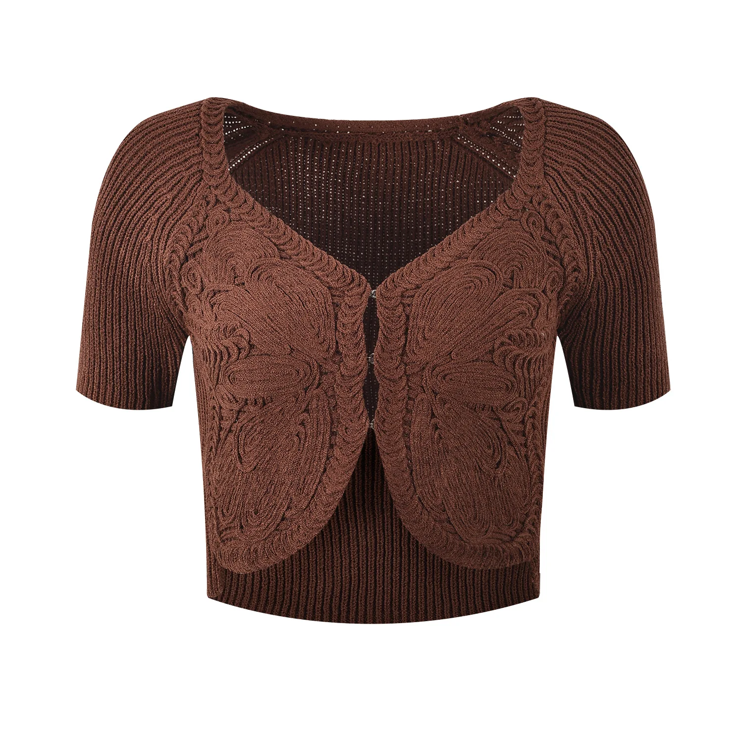 High-End European Style Women's Knitted Set Effect 3D Hook Flower Embossed Strap Cardigan Fashion Series
High-End European Style Women's Knitted Set Effect 3D Hook Flower Embossed Strap Cardigan Fashion Series