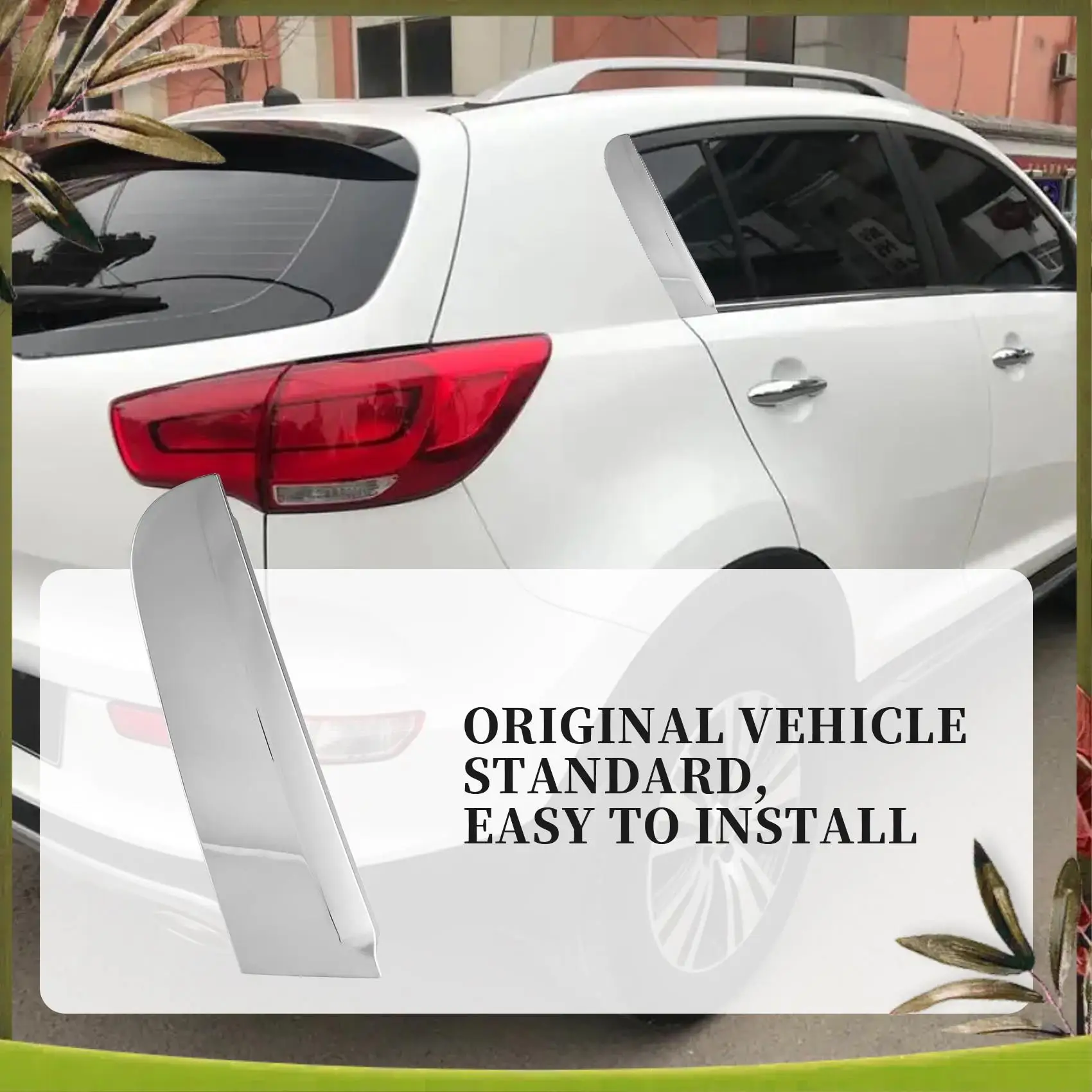 NEW Car Door Belt Chrome C Pillar Garnish Cover For KIA Sportage 2011-2016 83270-3W010 83280-3W010
NEW Car Door Belt Chrome C Pillar Garnish Cover For KIA Sportage 2011-2016 83270-3W010 83280-3W010