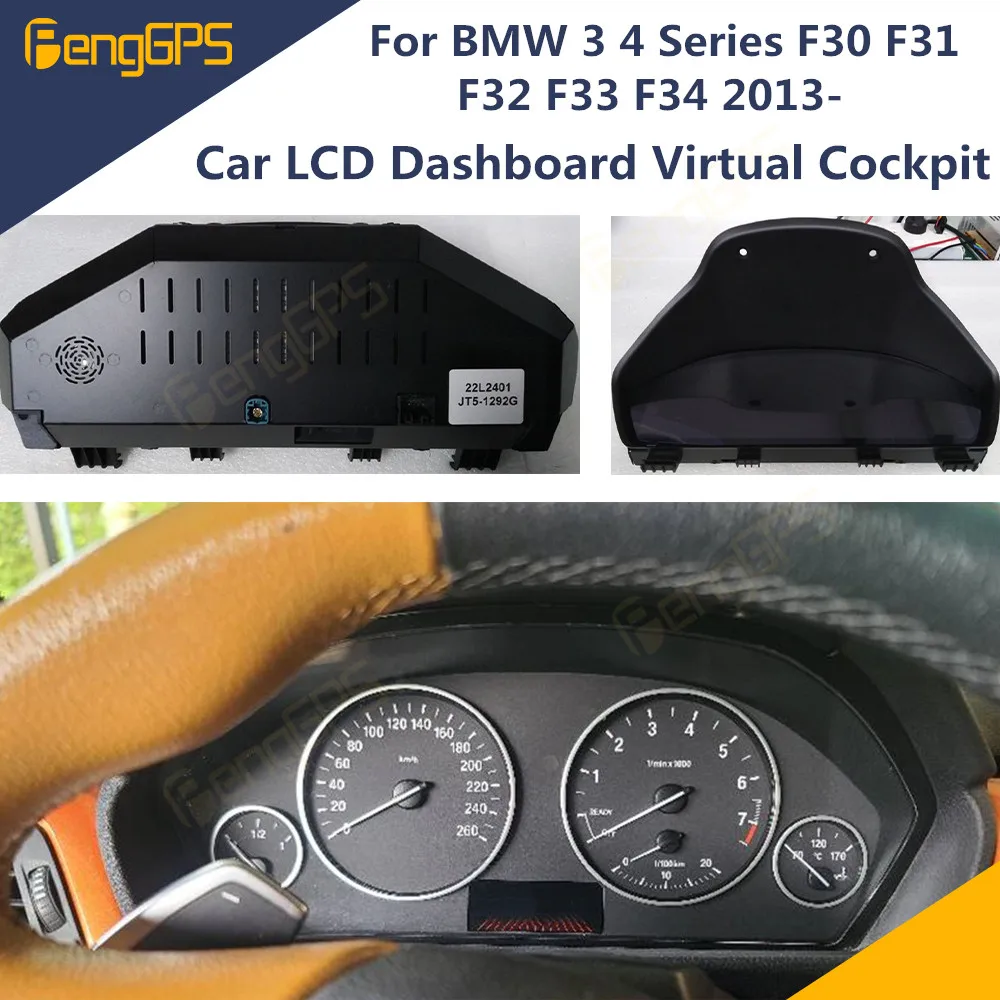 Для BMW 3 4 серии F30 F31 F32 F33 F34 Автомобильный ЖК-дисплей приборной панели цифровой кластер виртуальный кабин приборная панель экран спидометра
Для BMW 3 4 серии F30 F31 F32 F33 F34 Автомобильный ЖК-дисплей приборной панели цифровой кластер виртуальный кабин приборная панель экран спидометра
