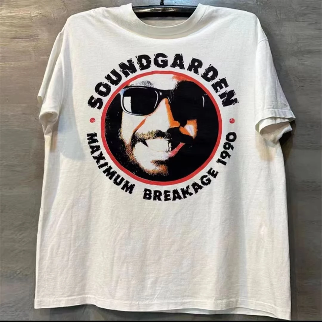 Soundgarden Sound Garden Band Beauty Tide Fried Street Винтаж Винтаж с коротким рукавом Мужчины Женщины Летняя модная хлопковая футболка
Soundgarden Sound Garden Band Beauty Tide Fried Street Винтаж Винтаж с коротким рукавом Мужчины Женщины Летняя модная хлопковая футболка