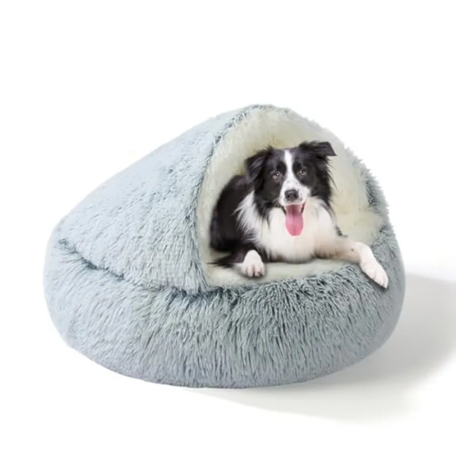 2-in-1 Dog Bed: Upgraded Aluminum Rim Support and Non Slip Bottom - Cozy Cave + Blanket for Large Medium Dogs Under 20 kg 44 lb
2-in-1 Dog Bed: Upgraded Aluminum Rim Support and Non Slip Bottom - Cozy Cave + Blanket for Large Medium Dogs Under 20 kg 44 lb