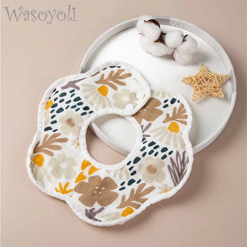 1 Piece Wasoyoli Flower Baby Bib 28*31CM 100% Muslin Seersckuer Cotton Cute Infant Burp Cloths Colorful Kids Scarf
1 Piece Wasoyoli Flower Baby Bib 28*31CM 100% Muslin Seersckuer Cotton Cute Infant Burp Cloths Colorful Kids Scarf