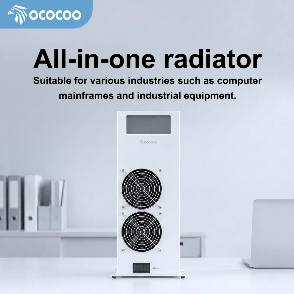 OCOCOO HC01 Integrated External Cooler 240mm Radiator Pump Reservoir Combo For AI Server Workstation GPU Rendering G1/4
OCOCOO HC01 Integrated External Cooler 240mm Radiator Pump Reservoir Combo For AI Server Workstation GPU Rendering G1/4