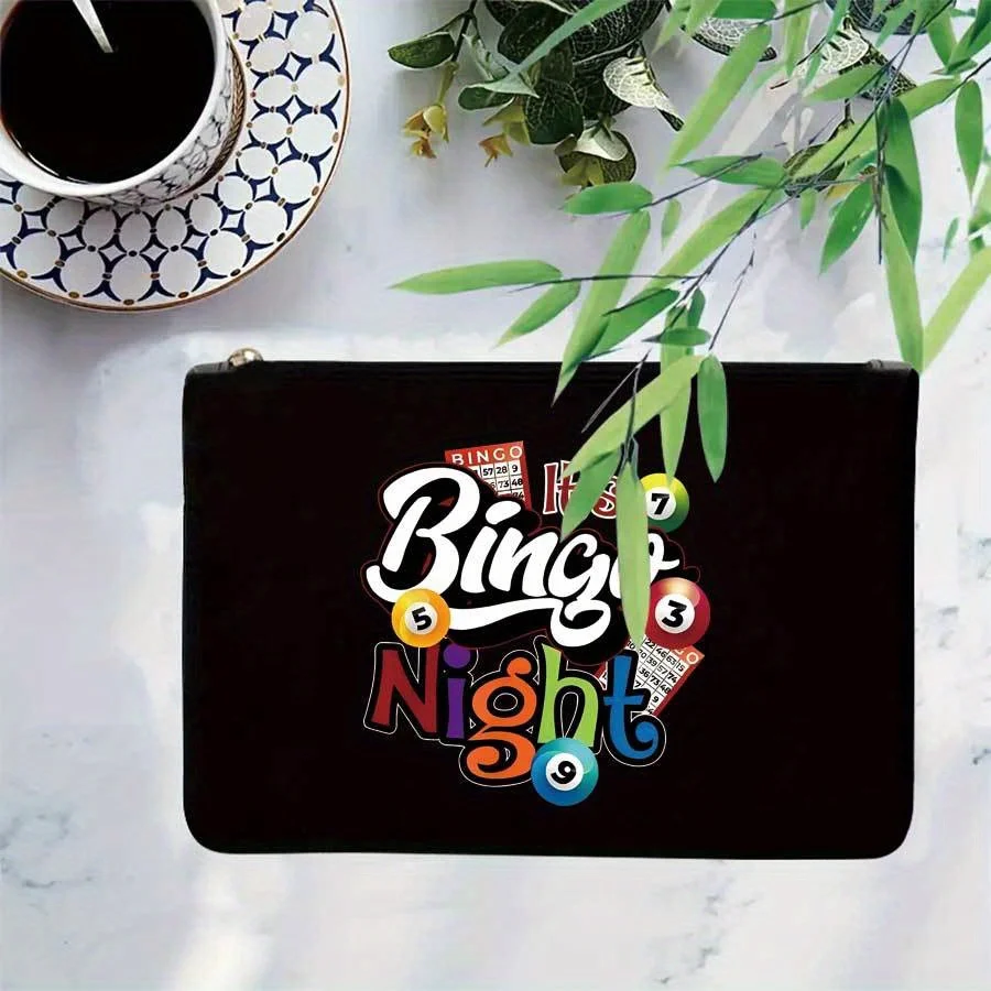 Bingo Night Pattern Cosmeticbag Portable Zipper Makeup Cosmetic Bag Clutch Travel Toiletry Organizer Storage Bag Appreciation
Bingo Night Pattern Cosmeticbag Portable Zipper Makeup Cosmetic Bag Clutch Travel Toiletry Organizer Storage Bag Appreciation