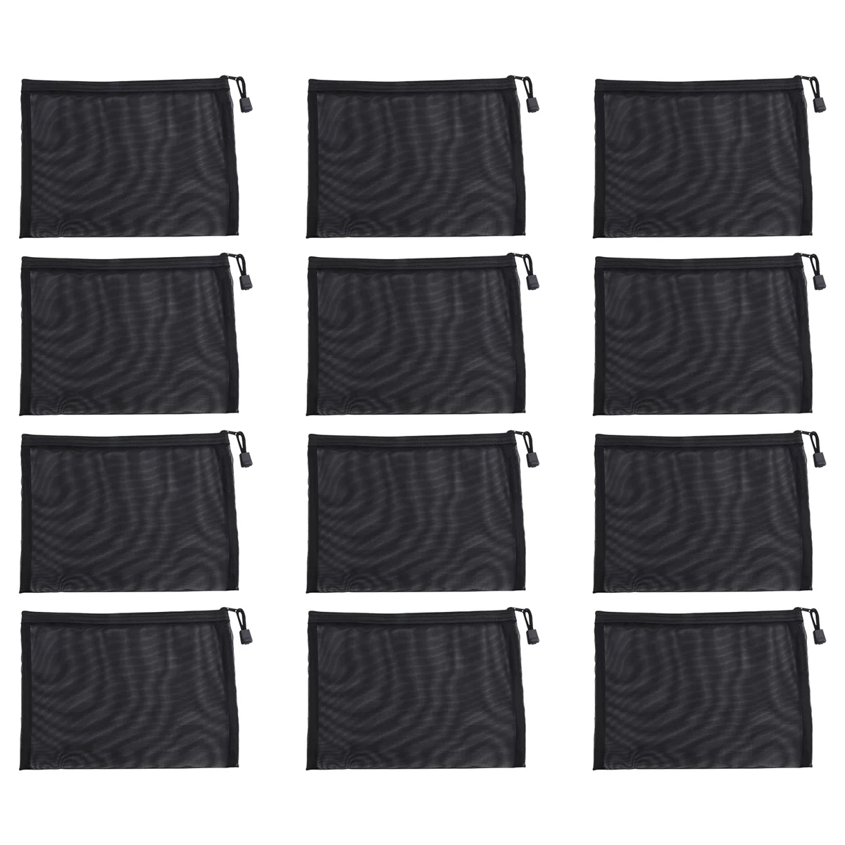 12 Pieces Mesh Bags Black Mesh Zipper Pouch Makeup Bags Cosmetic Travel Organizer Bags Pencil Case
12 Pieces Mesh Bags Black Mesh Zipper Pouch Makeup Bags Cosmetic Travel Organizer Bags Pencil Case