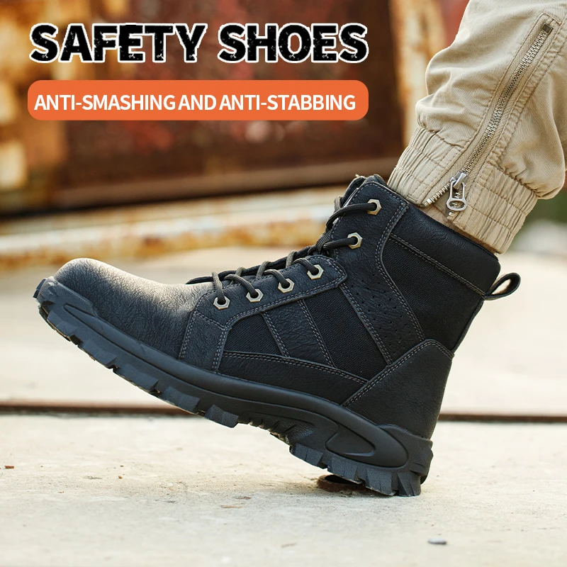 Lightweight Comfortable Anti-scalding Safety Work Boots Safety Shoes Puncture Proof Lace-up Work Shoes, Industrial And Construction Site Lightweight Breathable Industrial Construction Sneakers Protective Shoes for Comfortable Work at Construction Site
Lightweight Comfortable Anti-scalding Safety Work Boots Safety Shoes Puncture Proof Lace-up Work Shoes, Industrial And Construction Site Lightweight Breathable Industrial Construction Sneakers Protective Shoes for Comfortable Work at Construction Site