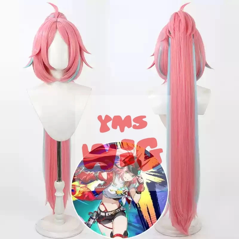 Game Honkai: Star Rail Rappa Cosplay Wig 90cm Long Pink Wigs with Pony Tail Heat Resistant Synthetic Hair Halloween Party
Game Honkai: Star Rail Rappa Cosplay Wig 90cm Long Pink Wigs with Pony Tail Heat Resistant Synthetic Hair Halloween Party