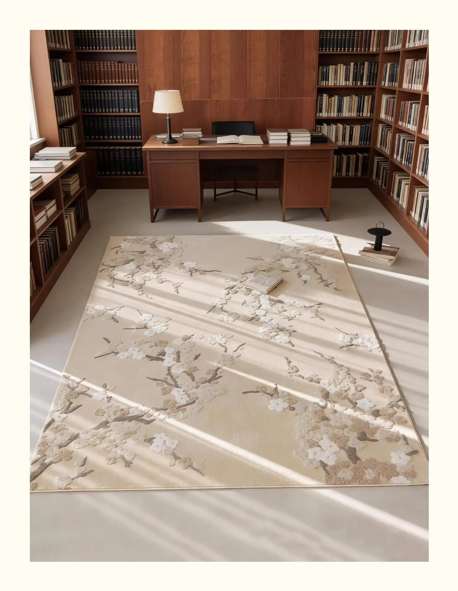 New Chinese plum blossom living room bedroom thickened carpet high and low multi-level non-slip floor mat
New Chinese plum blossom living room bedroom thickened carpet high and low multi-level non-slip floor mat