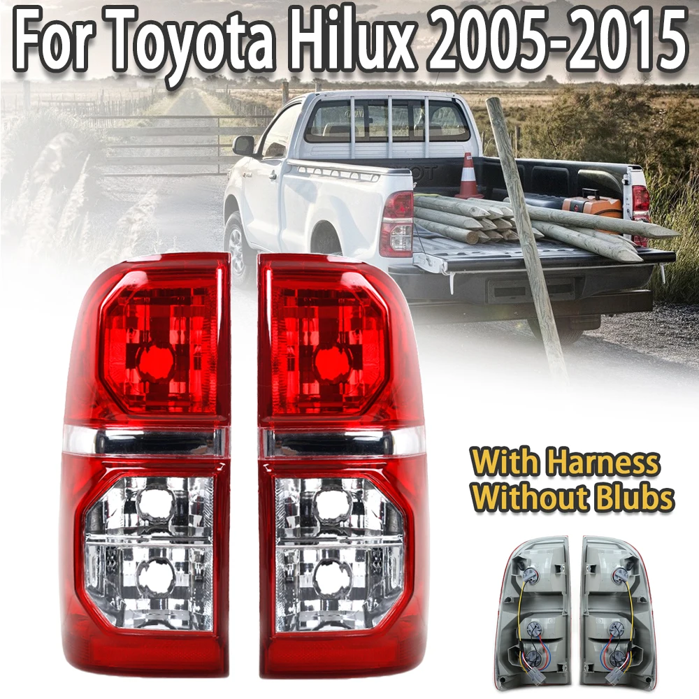 Car Side Tail Light Brake Lamp Taillight With Harness Without Bulbs For Toyota Hilux 2005-2015
Car Side Tail Light Brake Lamp Taillight With Harness Without Bulbs For Toyota Hilux 2005-2015