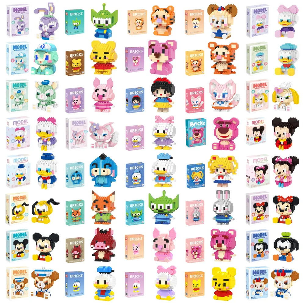 Disney Anime Princess Building Blocks Mickey Mouse mini Action toy Lotso Figures Blocks Toys Bricks Assemble Toys Kids Gifts
Disney Anime Princess Building Blocks Mickey Mouse mini Action toy Lotso Figures Blocks Toys Bricks Assemble Toys Kids Gifts
