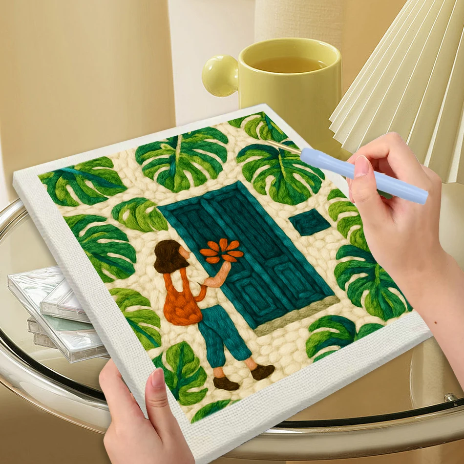 Embroidery Punch Needle Kit for Beginners Girl Pattern with Frame Embroidery Punch Needle Starter Art Craft with Frame Gift
Embroidery Punch Needle Kit for Beginners Girl Pattern with Frame Embroidery Punch Needle Starter Art Craft with Frame Gift