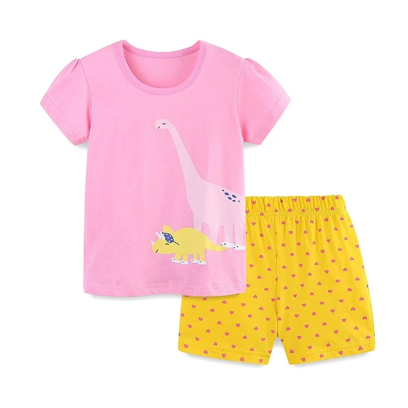 Kids Boys Sports Set for Kids Ocean Shirt+Shorts Pajamas Girls Pink dino Tshirt Baby Boy Teen Clothes Fashion Summer Pajam Top
Kids Boys Sports Set for Kids Ocean Shirt+Shorts Pajamas Girls Pink dino Tshirt Baby Boy Teen Clothes Fashion Summer Pajam Top
