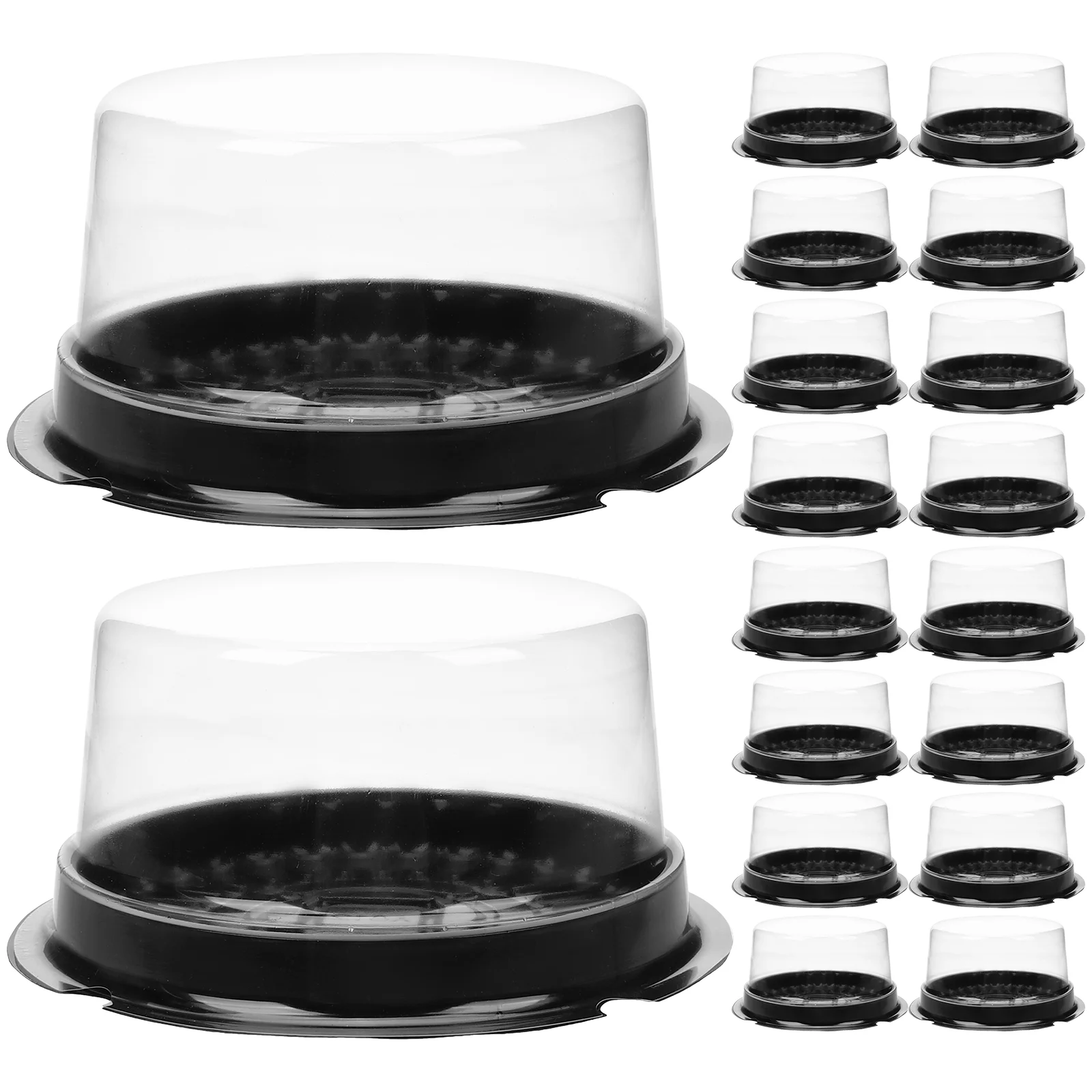50 Pcs Cake Box Plastic Containers Carrier Transparent Transport with Lids Slice
50 Pcs Cake Box Plastic Containers Carrier Transparent Transport with Lids Slice