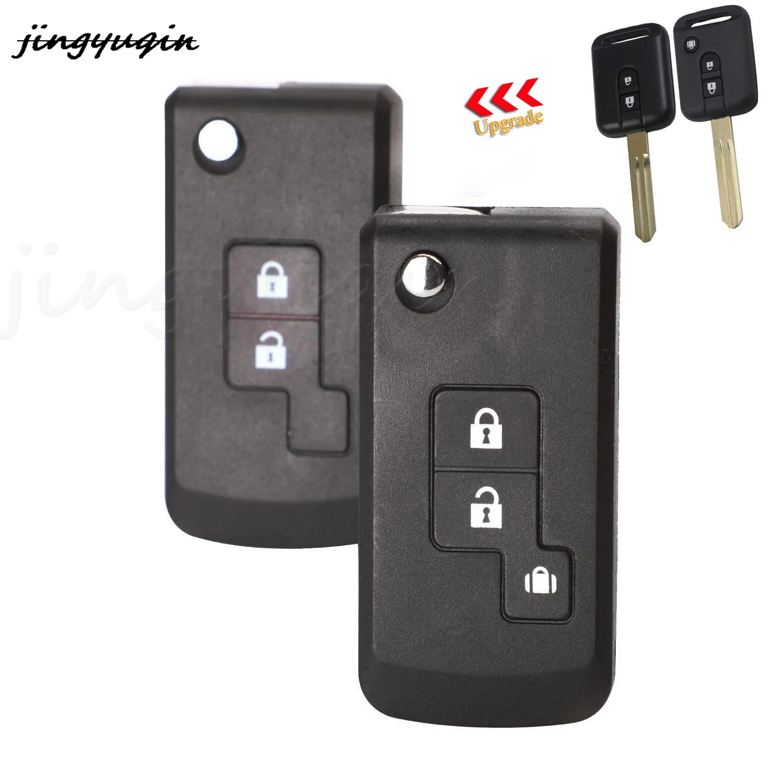 jingyuqin 10pcs/lot 2/3 BTN Replacement Flip Folding Remote Car Key Shell Case For Nissan Qashqai primera Navara Micra Almera
jingyuqin 10pcs/lot 2/3 BTN Replacement Flip Folding Remote Car Key Shell Case For Nissan Qashqai primera Navara Micra Almera