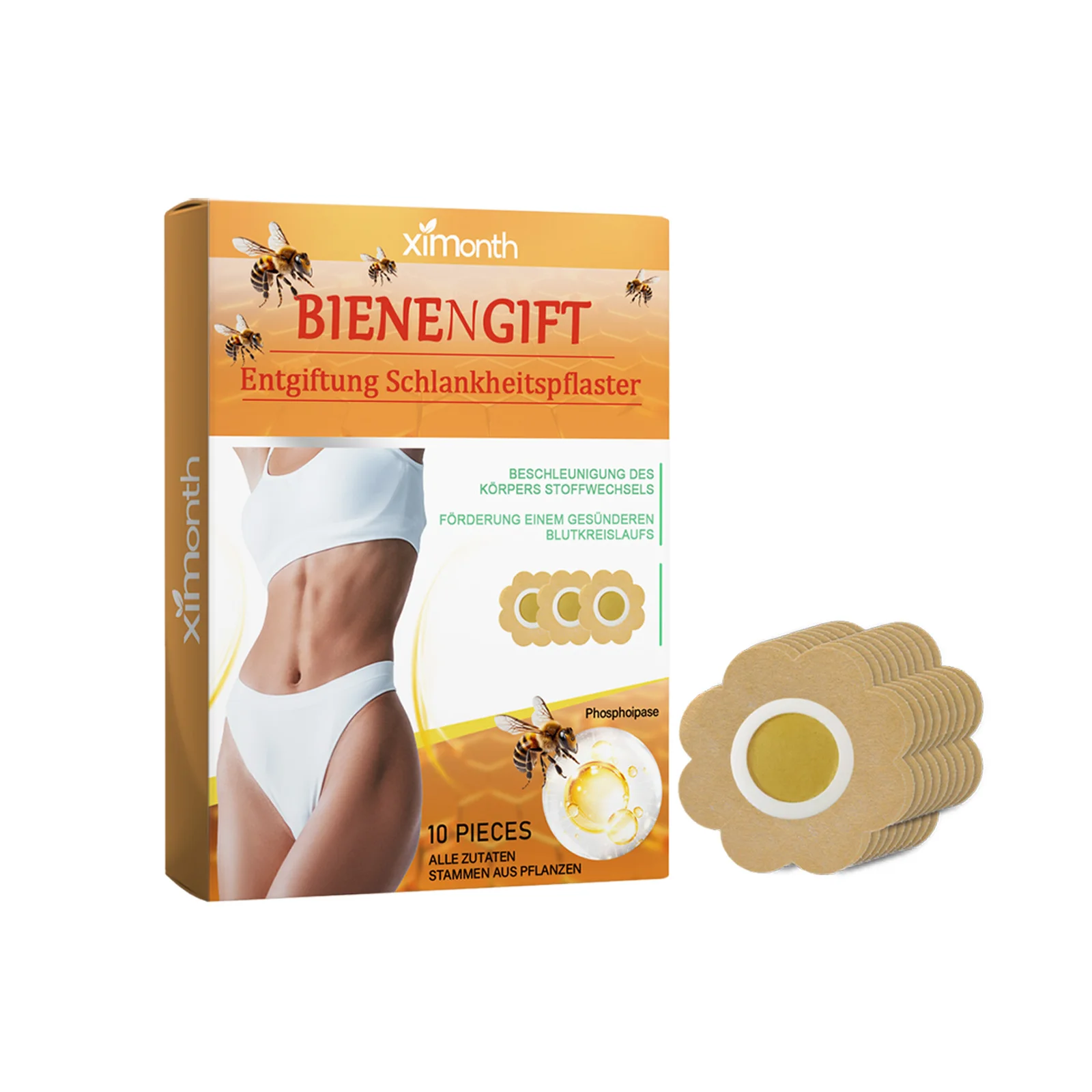 Ximonth Bee Venom Beauty Значимая коррекция фигуры для ленивого тела Укрепляющая кожа тела Бедра Bye Meat
Ximonth Bee Venom Beauty Значимая коррекция фигуры для ленивого тела Укрепляющая кожа тела Бедра Bye Meat