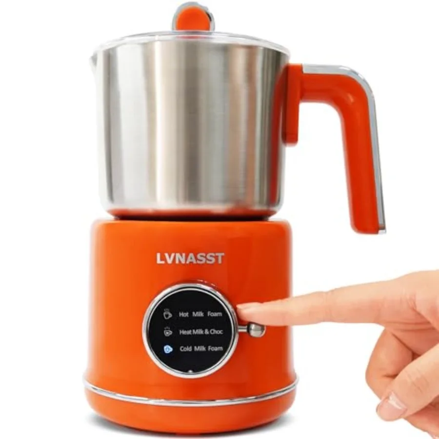 Stainless Steel Milk Frother for Coffee 3-in-1 Electric Milk Warmer and Foam Maker 12oz Hot Cold Frothing Thick Foam for Macchi
Stainless Steel Milk Frother for Coffee 3-in-1 Electric Milk Warmer and Foam Maker 12oz Hot Cold Frothing Thick Foam for Macchi