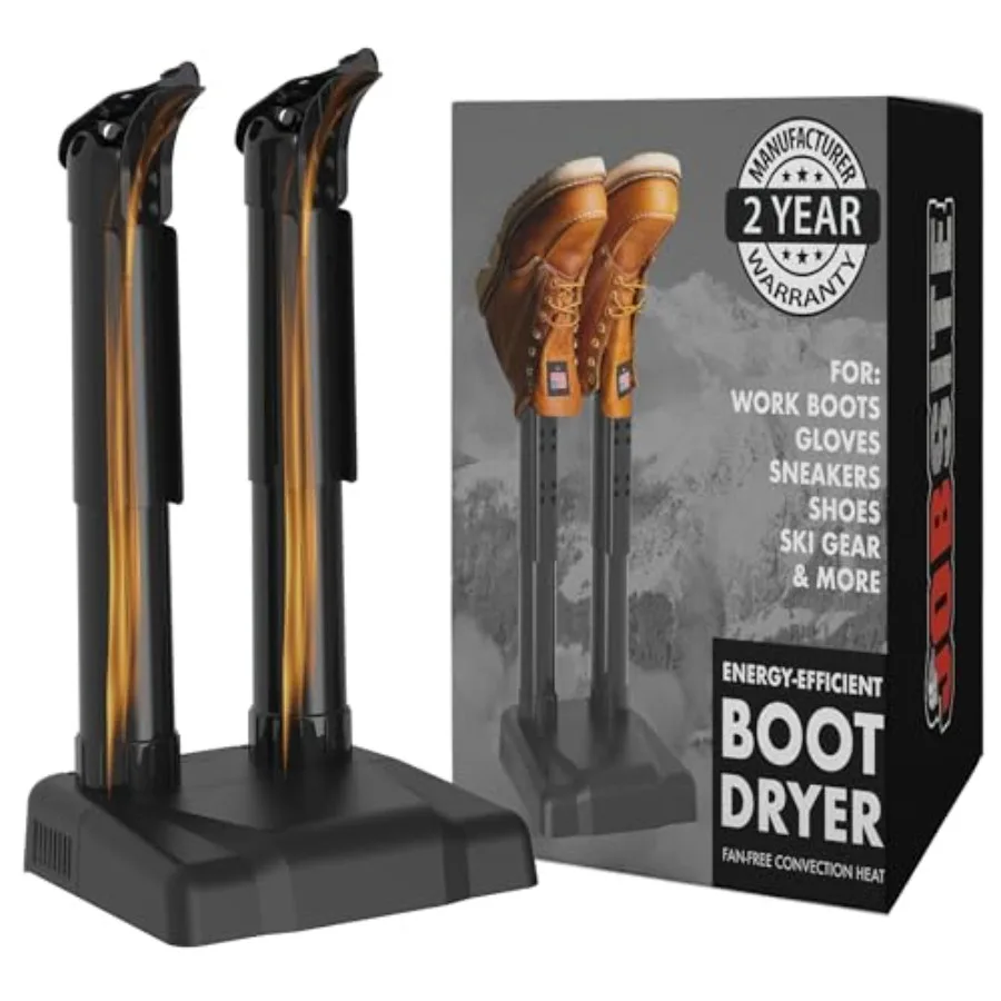 JobSite Boot Dryer - Silent Shoe Dryer and Warmer For Work Boots Gloves and Shoes - Fanless Convection Dry - Helps Reduce Odor
JobSite Boot Dryer - Silent Shoe Dryer and Warmer For Work Boots Gloves and Shoes - Fanless Convection Dry - Helps Reduce Odor
