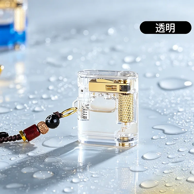 2026 NEW High-looking, Compact, Portable KerosIene Lighter Transparent Visible Oil Tank, Creative Pendant Grinding Wheel Lighter
2026 NEW High-looking, Compact, Portable KerosIene Lighter Transparent Visible Oil Tank, Creative Pendant Grinding Wheel Lighter