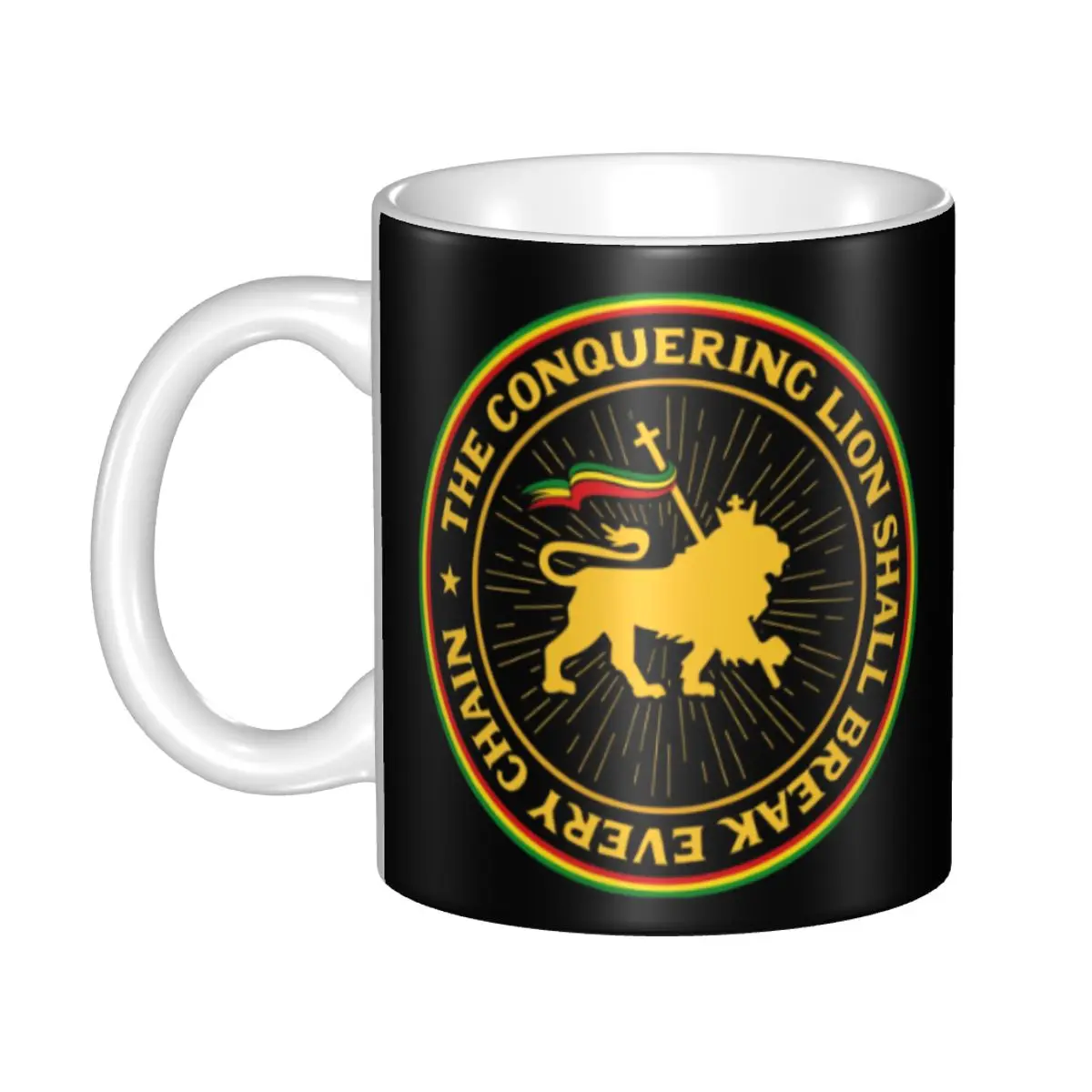Personalized Rastafari Rasta Lion Of Judah Mugs DIY Jamaica Flag Ceramic Tea Milk Coffee Cup
Personalized Rastafari Rasta Lion Of Judah Mugs DIY Jamaica Flag Ceramic Tea Milk Coffee Cup