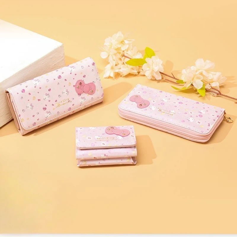 Kawaii Hello Kitty Sanrio Cute Cartoon Wallets Students Student Bank Card Storage Bag Coin Purse Christmas Gifts for Kids
Kawaii Hello Kitty Sanrio Cute Cartoon Wallets Students Student Bank Card Storage Bag Coin Purse Christmas Gifts for Kids