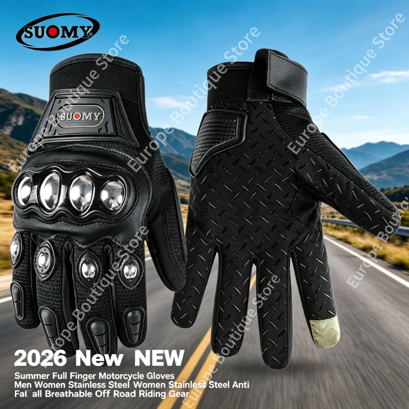 2026 NEW Summer Full Finger Motorcycle Gloves Men Women Stainless Steel Anti Fall Breathable Off Road Riding Gear
2026 NEW Summer Full Finger Motorcycle Gloves Men Women Stainless Steel Anti Fall Breathable Off Road Riding Gear