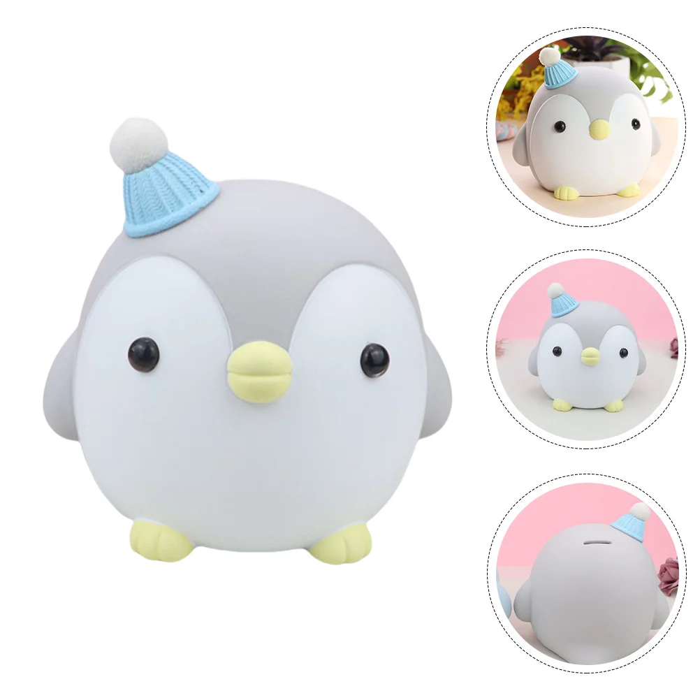 Penguin Coin Bank for Kids Premium Vinyl Build Funny Animal Piggy Bank Encourage Saving Habit Christmas New Year Gift Decor
Penguin Coin Bank for Kids Premium Vinyl Build Funny Animal Piggy Bank Encourage Saving Habit Christmas New Year Gift Decor