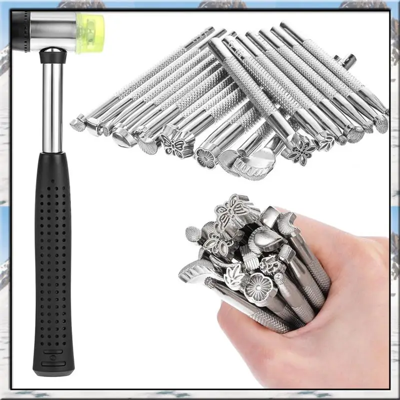 Инструменты для штамповки кожи Mar. 21 шт., 20 различных наборов штампов специальной формы, инструменты для резьбы, набор для штамповки кожи с резиновым молотком
Инструменты для штамповки кожи Mar. 21 шт., 20 различных наборов штампов специальной формы, инструменты для резьбы, набор для штамповки кожи с резиновым молотком