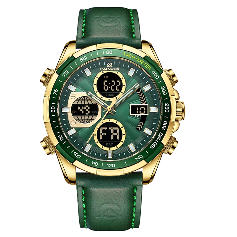 Luxury Military Men's Sports Watch Waterproof Quartz Digital Dual Time Zone Chronograph Fashion Wristwatch Montres Pour Hommes
Luxury Military Men's Sports Watch Waterproof Quartz Digital Dual Time Zone Chronograph Fashion Wristwatch Montres Pour Hommes