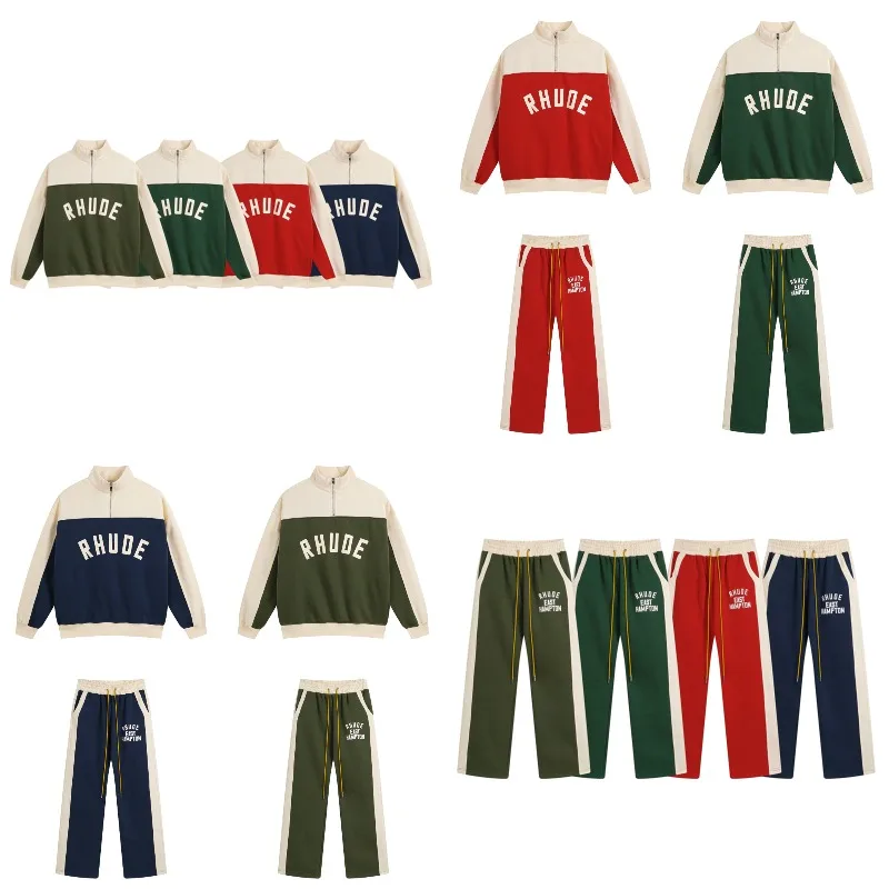 New Model Same Style Multi Color Rhude Sports Outfit High-quality Fleece Thick Comfortable Casual Suit Stock Now
New Model Same Style Multi Color Rhude Sports Outfit High-quality Fleece Thick Comfortable Casual Suit Stock Now