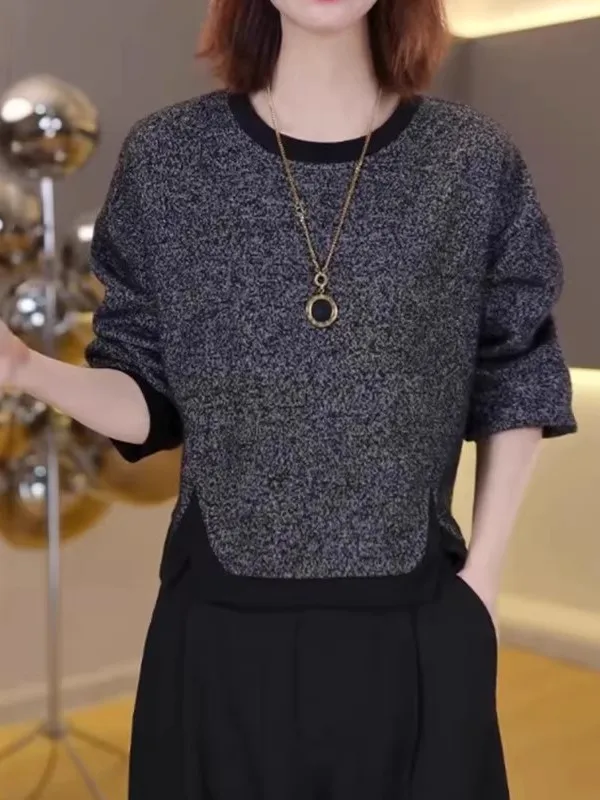 Loose Fit round Ne Long Sve Hoodie Women's Spring New Sle Color Blo Slimming Top Faionable Ladies Sweatirt
Loose Fit round Ne Long Sve Hoodie Women's Spring New Sle Color Blo Slimming Top Faionable Ladies Sweatirt