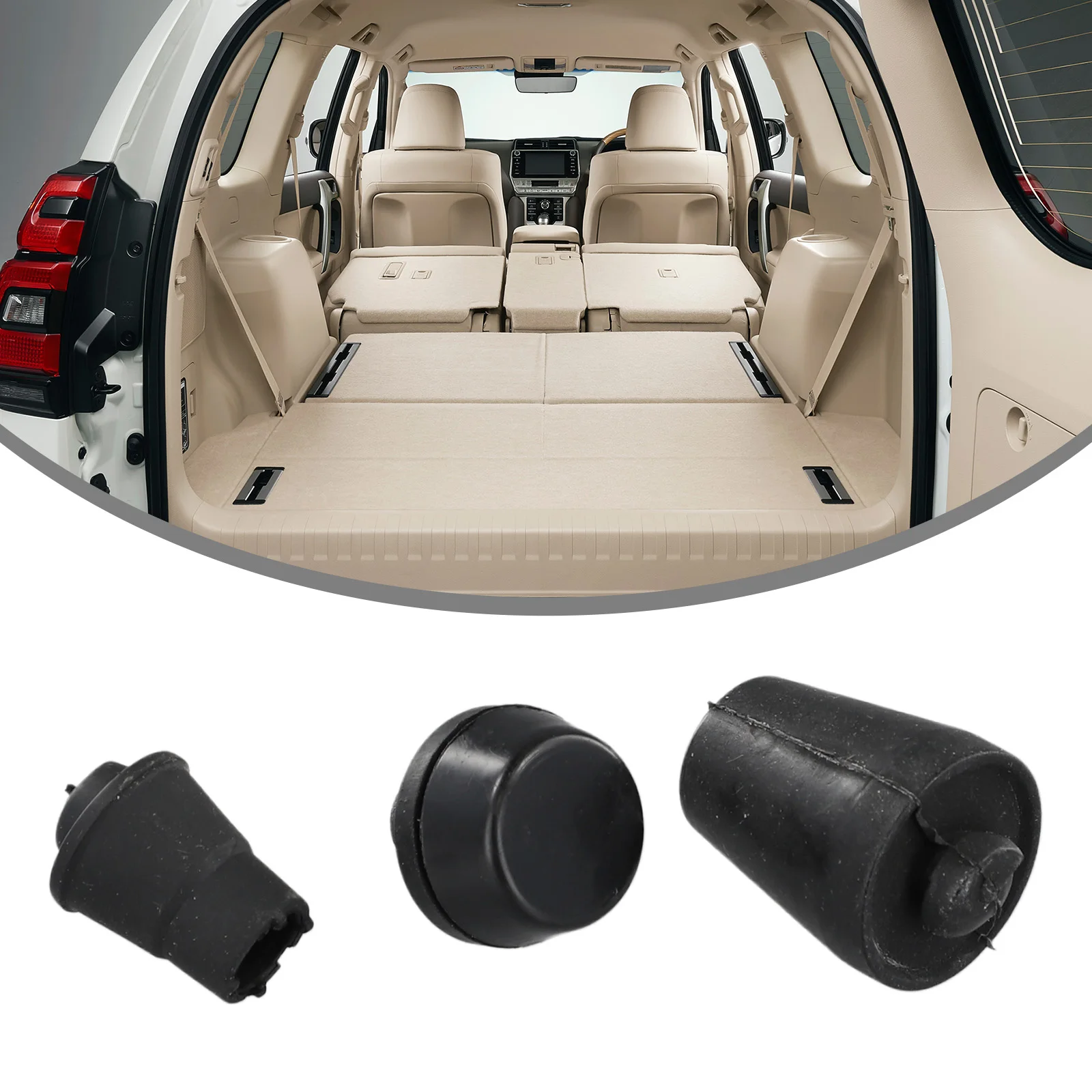 Brand New Cushioning Pad Parts Replacement Rubber 3PCS Accessories Black Cushioning Granular Pad Fittings For Land Cruiser
Brand New Cushioning Pad Parts Replacement Rubber 3PCS Accessories Black Cushioning Granular Pad Fittings For Land Cruiser