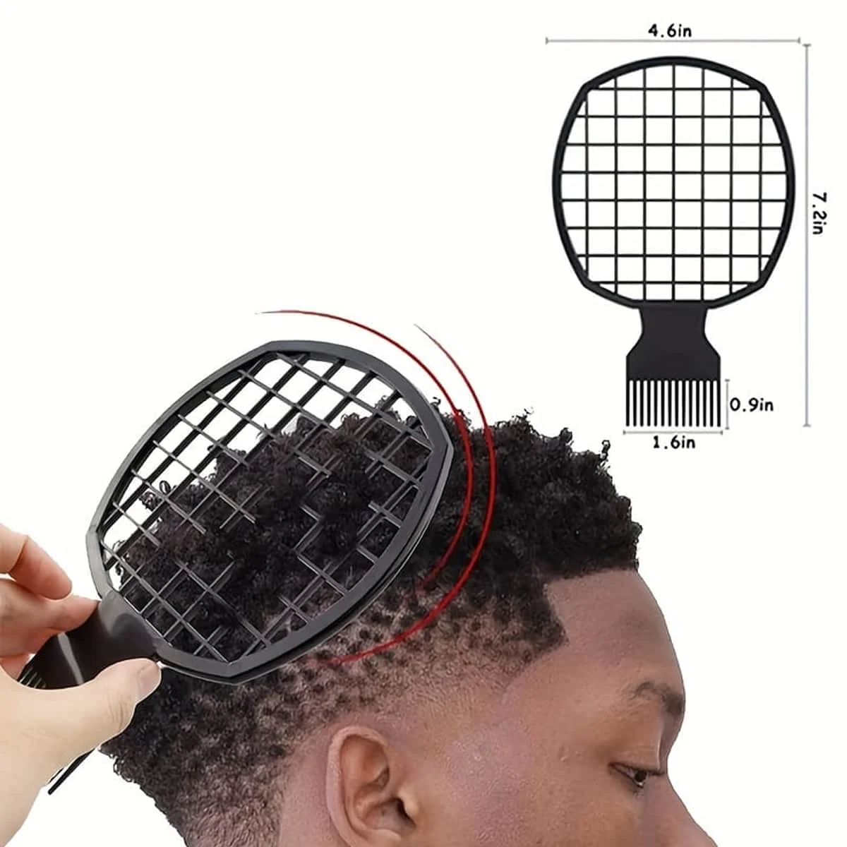 1pc Unisex Sponge Hair Brush, Suitable For Afro Curly Hair, Easy To Use Twist Hair Comb, Upgraded Curly Hair Brush, Natural Hairstyle For Men And Women (Black)
1pc Unisex Sponge Hair Brush, Suitable For Afro Curly Hair, Easy To Use Twist Hair Comb, Upgraded Curly Hair Brush, Natural Hairstyle For Men And Women (Black)