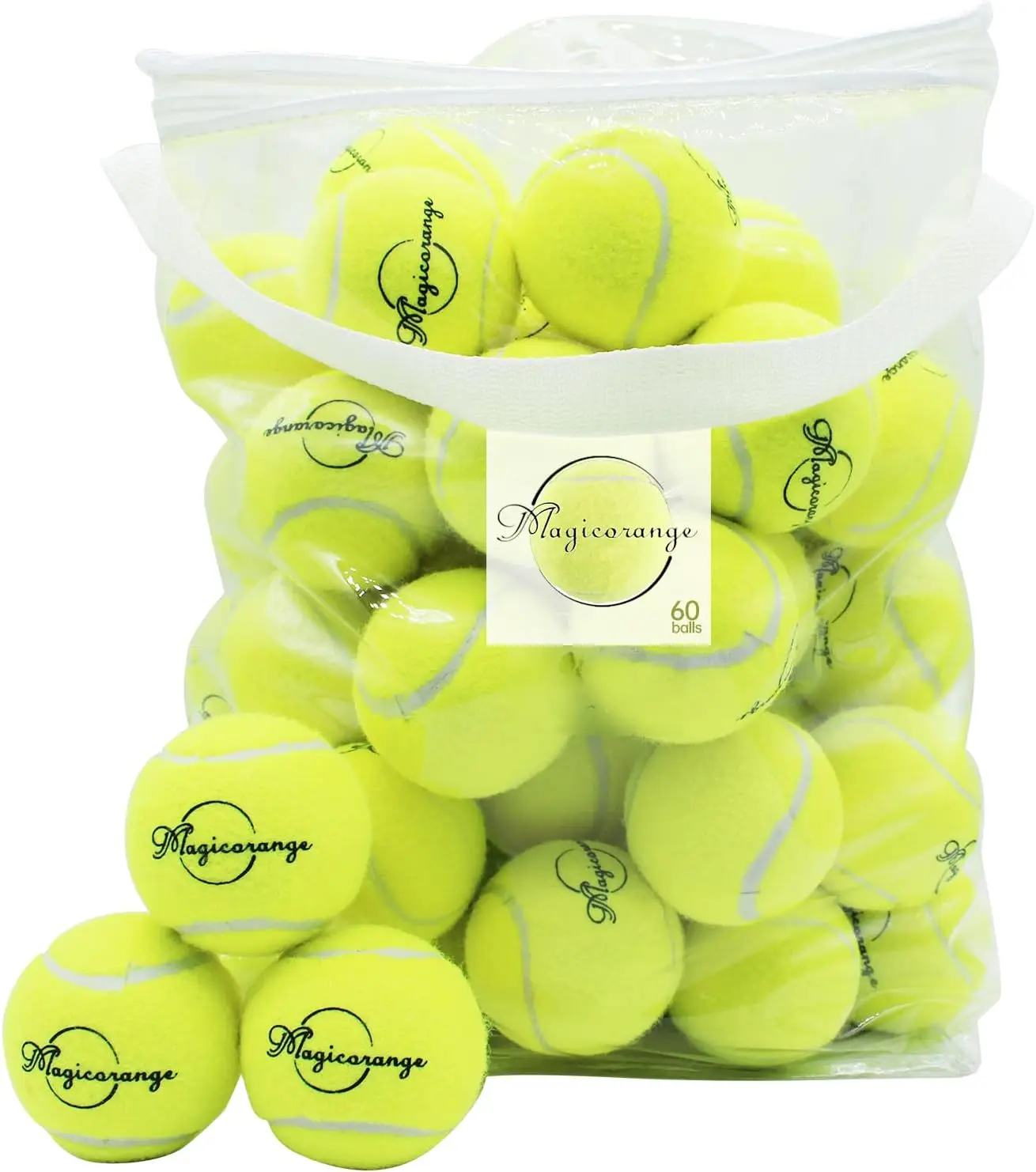 60 Pack Advanced Training Tennis Balls for Practice, Pet Dog Play, and Beginner Skills
60 Pack Advanced Training Tennis Balls for Practice, Pet Dog Play, and Beginner Skills