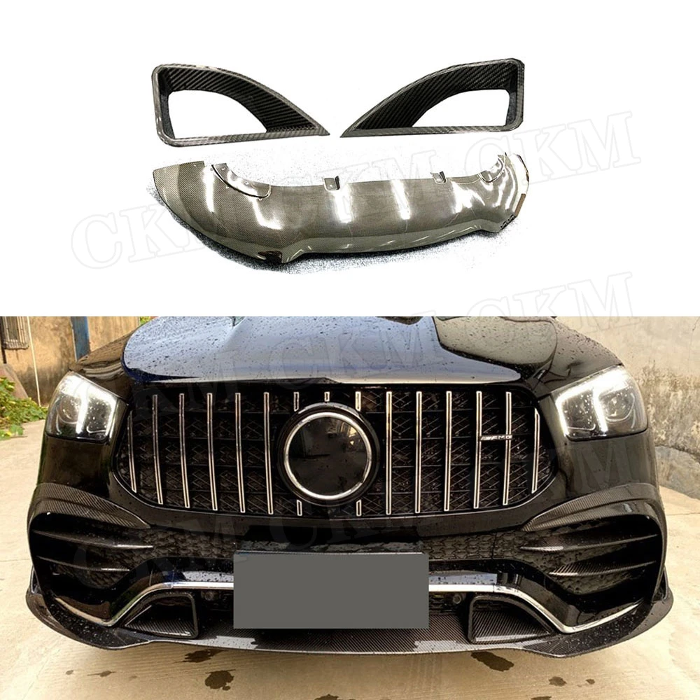 CKMUUER For W167 Dry Carbon Fiber Material Front Bumper Lip Splitters for Mercedes Benz GLE Class GLE53 AMG SUV 2020 UP
CKMUUER For W167 Dry Carbon Fiber Material Front Bumper Lip Splitters for Mercedes Benz GLE Class GLE53 AMG SUV 2020 UP