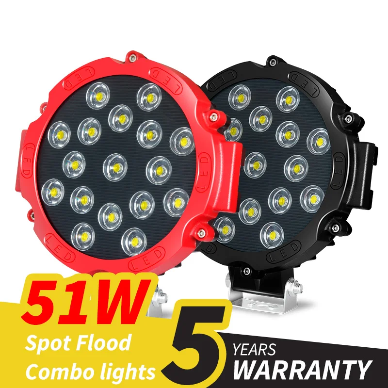 7'' Car LED Bar Worklight 51W Offroad Work Light 12V 24V Fog Lamp off road 4x4 LED Tractor Spotlight for Truck Boat SUV ATV 4 i
7'' Car LED Bar Worklight 51W Offroad Work Light 12V 24V Fog Lamp off road 4x4 LED Tractor Spotlight for Truck Boat SUV ATV 4 i