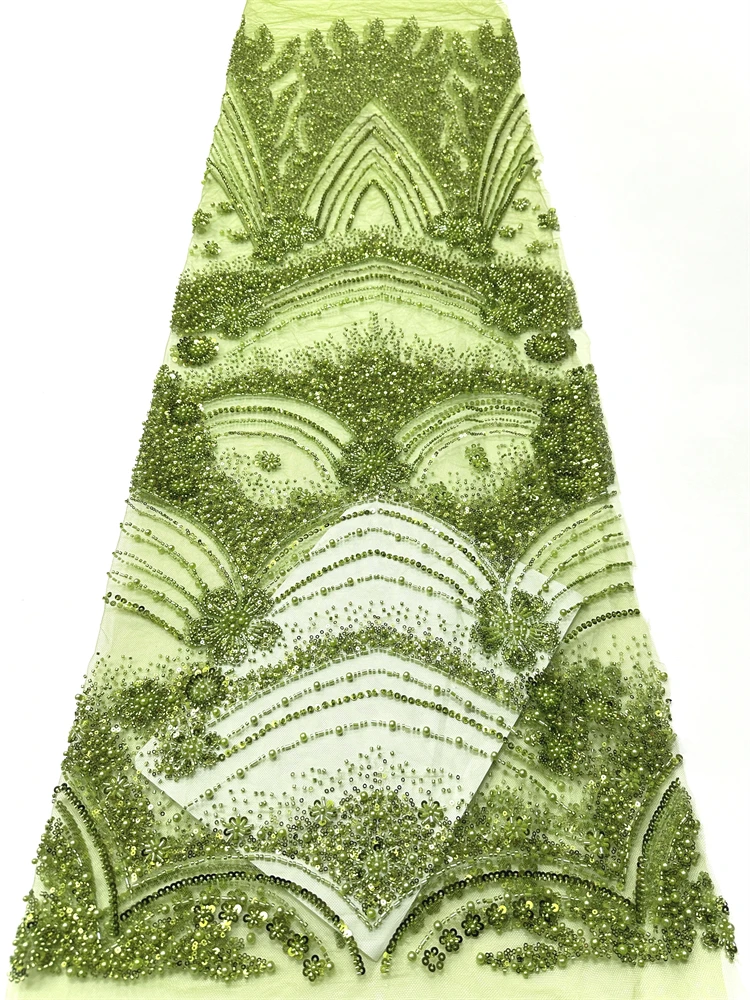 Newest African Beaded Lace Fabric 2026 High Quality French Nigerian Sequins Ladies Dress Lace Fabric Party Dinner Material
Newest African Beaded Lace Fabric 2026 High Quality French Nigerian Sequins Ladies Dress Lace Fabric Party Dinner Material