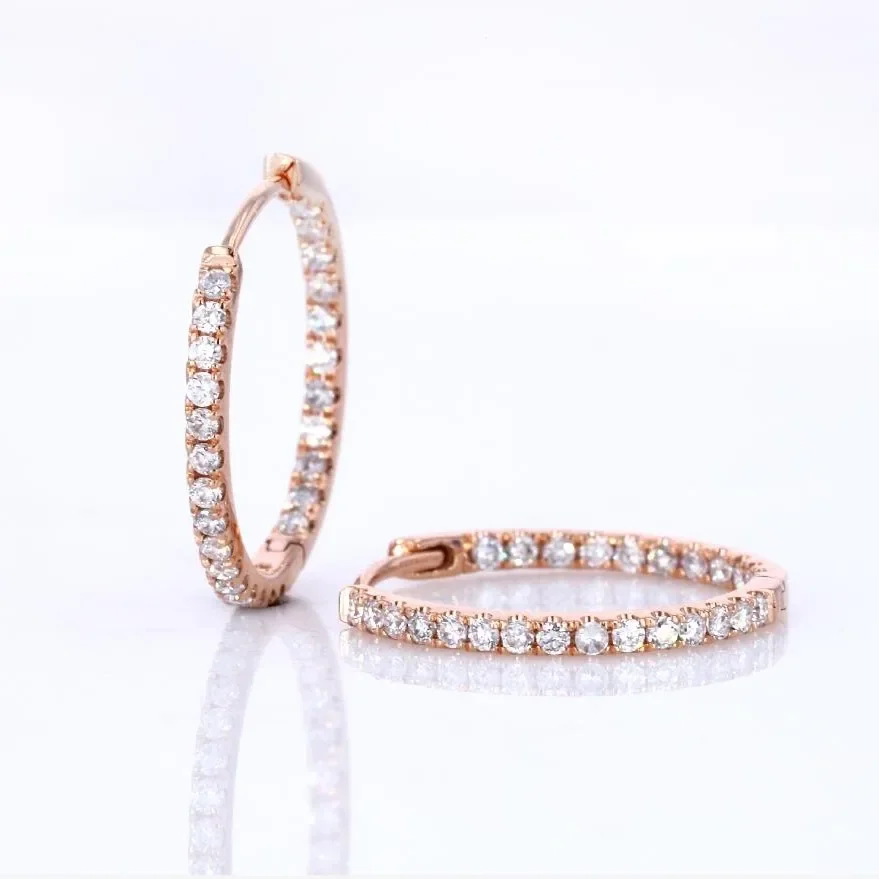 Starsgem Fashion 18K Gold Circle Hoop Earrings for Women Vintage Full Diamond Jewelry Gift Round Earrings
Starsgem Fashion 18K Gold Circle Hoop Earrings for Women Vintage Full Diamond Jewelry Gift Round Earrings