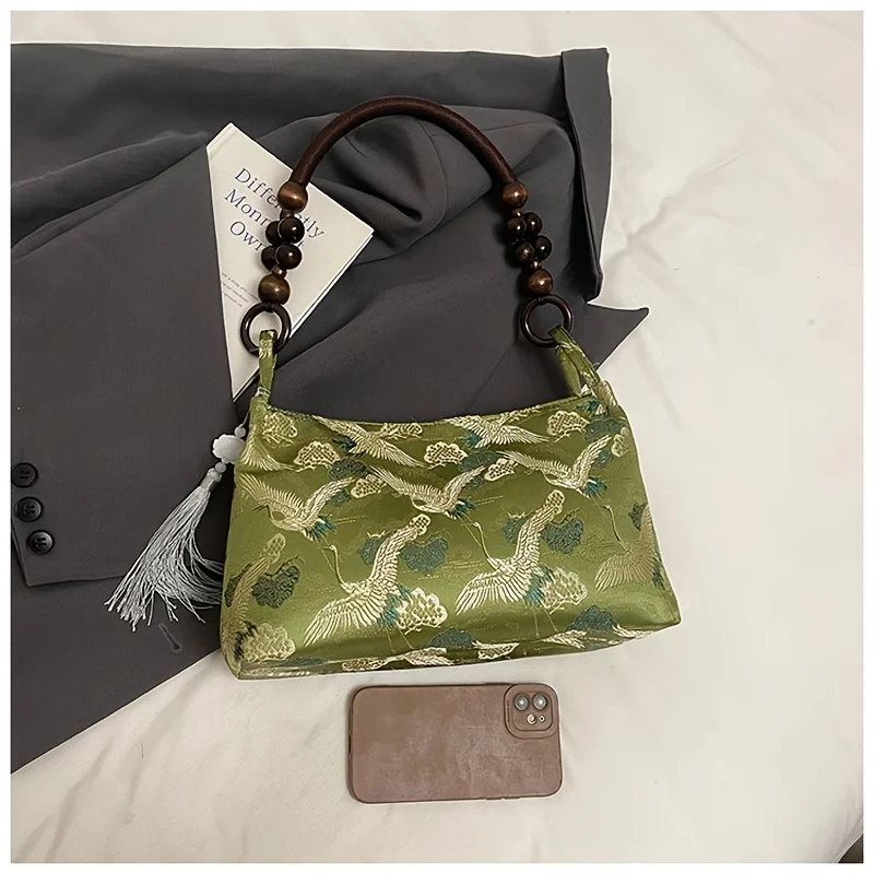 Embroidered Crane Boho Tribal Style Canvas Bag Vintage Fashion Women Evening Clutch Wedding Wrist Bag Crossbody Shoulder Bag
Embroidered Crane Boho Tribal Style Canvas Bag Vintage Fashion Women Evening Clutch Wedding Wrist Bag Crossbody Shoulder Bag
