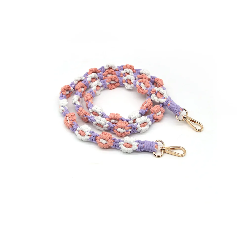 CX cotton rope woven flower shoulder strap bag decorative pendant
CX cotton rope woven flower shoulder strap bag decorative pendant