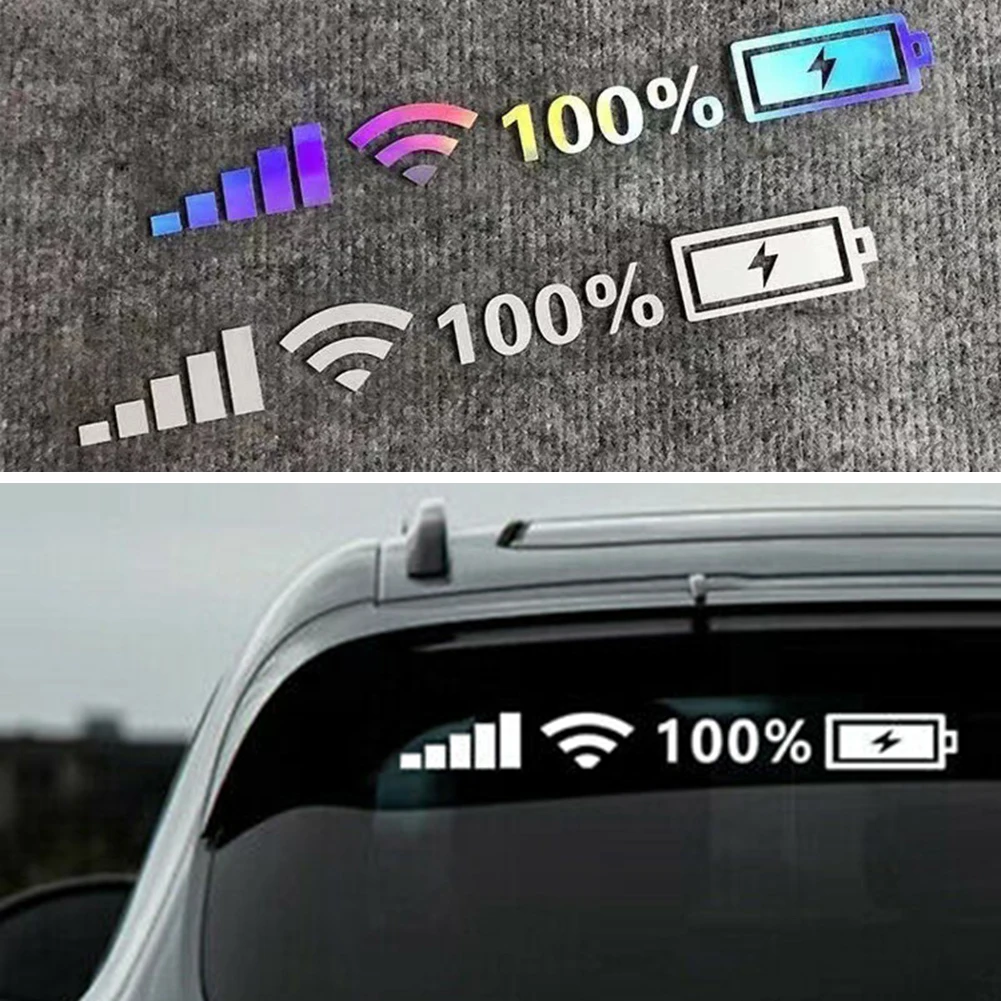 Car Vinyl Reflective Stickers Wifi Battery Level Signal Decals Decor Car Funny Sticker For Auto Decor Accessories
Car Vinyl Reflective Stickers Wifi Battery Level Signal Decals Decor Car Funny Sticker For Auto Decor Accessories